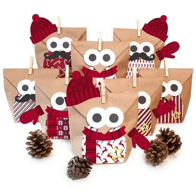 Produktbild von Bastelset "Christmas Owl red" + Extras