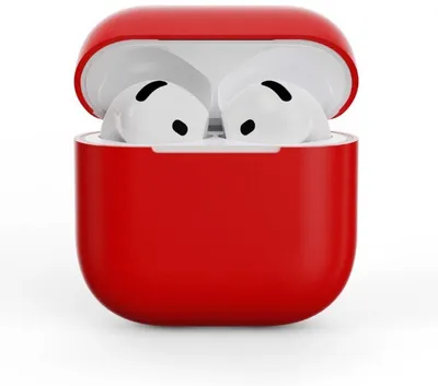 Zdjęcie produktu dla Go Go Gadget – Pasuje do AirPods 3 – Etui silikonowe – Miękkie etui – Obudowa ochronna – Czerwone