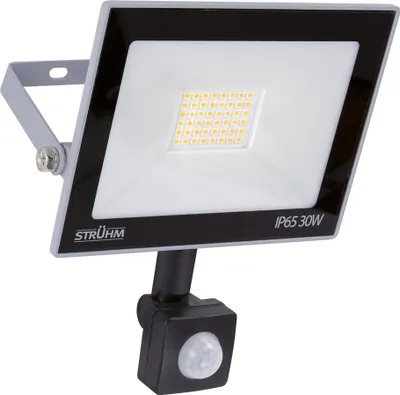 Immagine prodotto di Applique da esterno a LED con sensore di movimento e interruttore in vetro H: 18,5 cm IP65 grigio bianco angolare 2660 lm