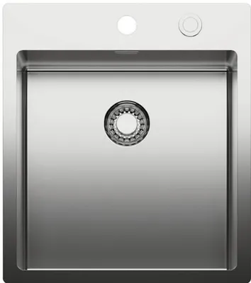 Immagine prodotto di NABER 1013114 Lavello da incasso Corno Piu PR3 da 500 larghezza mobile, acciaio inox