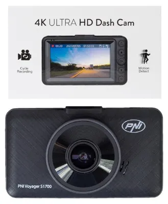 Produktbild von PNI 3 Dashcam 4K pixel 4K Autokamera Parkmodus Bewegungssensor GPS