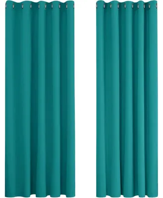Produktbild von Verdunkelungsgardinen H229 x B168 cm (2er Pack) Türkis