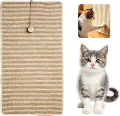Image de Griffoir d'angle en sisal, 60 cm, pour chats