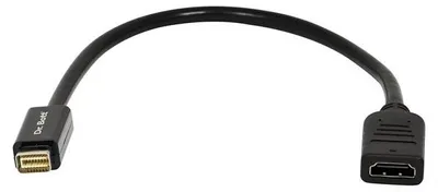Produktbild von Dr. Bott 15042, Mini-DVI, HDMI Typ A (Standard), Männlich, Weiblich, Schwarz