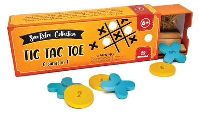 Produktbild von Svoora Retro Spiel Tic Tac Toe Holzspielzeug Klassiker