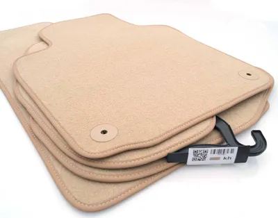 Immagine prodotto di Tappetini adatti per VW Eos (tutti) tappetini velours tappetini beige auto set 4 pezzi