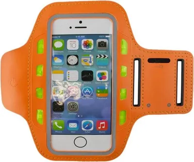 Immagine prodotto di Braccialetto sportivo a LED per smartphone - arancione