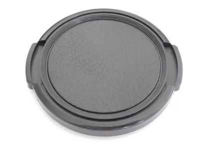 Produktbild von vhbw Universal Objektivdeckel 49 mm für Kamera - Kunststoff Schwarz, mit Seitengriff