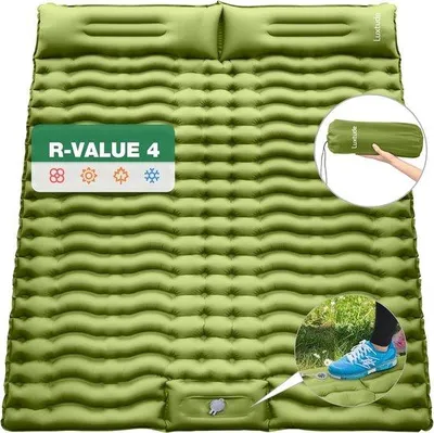 Image de Matelas de camping ultraléger autogonflant 200 x 140 cm
