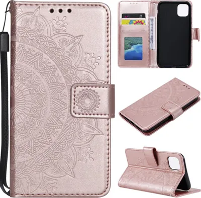 Produktbild von Hülle für Apple iPhone 11 [6,1 Zoll] Handyhülle Wallet Case Mandala Rosegold