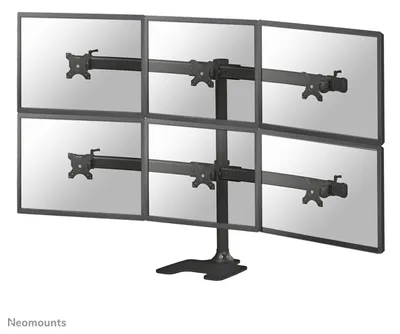 Obrázok produktu pre Neomounts FPMA-D700DD6, Voľne stojace/priechodka, 8 kg, 25,4 cm (10"), 68,6 cm (27"), 100 x 100 mm, Čierna