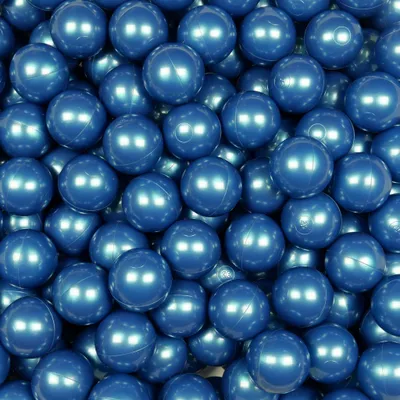 Produktbild von Bälle für Bällebad 7cm 500 Stück – Metallicblau