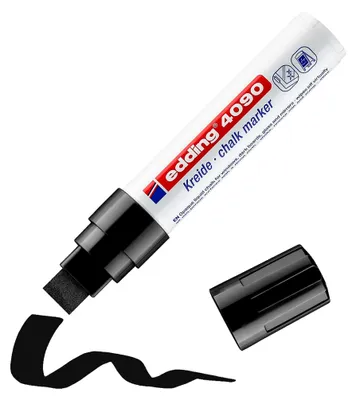 Produktbild von Edding 4090, Schwarz, Meißel, 1 Stück(e)