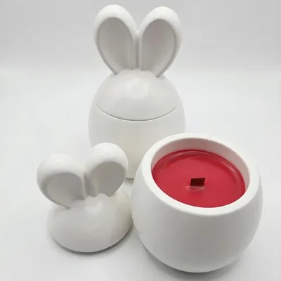 Image de Bougie Drobec Blanche Cerise Amande - Élégance Parfumée KP39853