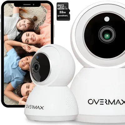 Produktbild von Drahtlose Kamera 3Mpx Hd 2304X1296 Wifi, Auto Track Sd Und Bewegungserkennung