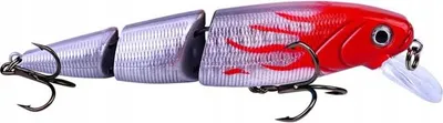 Obrázek produktu pro Wobbler SZCZUPAK SANDACZ OKOŃ Łamany F148 CZERWONY
