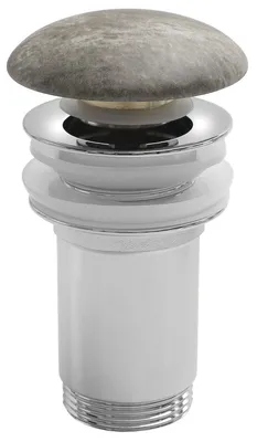 Produktbild von Ablaufgarnitur 5/4“, klick-klack, Keramik-Stopfen, 10-50mm, Breccia marmor