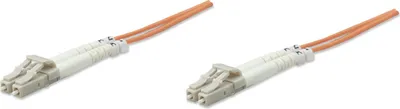 Produktbild von INTELLINET LWL Anschlusskabel LC/LC 2M  Multimode OM1 orange
