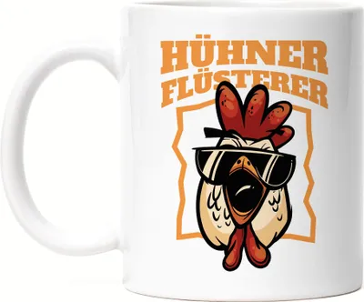 Produktbild von Hühner-Flüsterer Tasse Huhn Fans Hühnerhof Bauernhof Chicken Geschenkidee