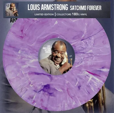 Produktbild von Louis Armstrong - Satchmo Forever (Purple Marbled Coloured) (LP)