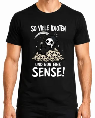 Zdjęcie produktu dla T-shirt męski, czarny, rozmiar 3XL, z napisem: "Tak wielu idiotów, a tylko jedna szansa. Sarkazm. Ironia."