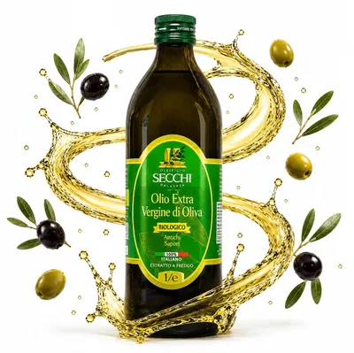 Image de Huile d'olive extra vierge italienneSecchi 1 L