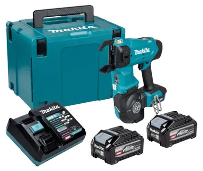 Produktbild von Makita TR 001 GU201 Akku Bewehrungsverbinder 40 V max. 1,6 mm Brushless + 2x Akku 4,0 Ah + Ladegerät + Makpac