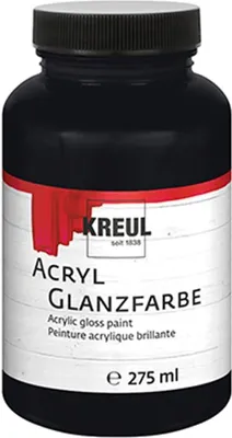 Produktbild von KREUL Acryl Glanzfarbe Schwarz 275 ml