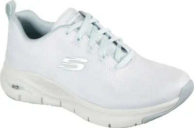Produktbild von Skechers Arch Fit - Comfy Wave - Weiß / Minze Textil Größe: 43 Normal
