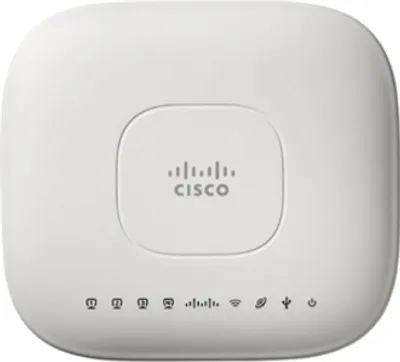 Produktbild von Cisco Aironet 600, 1, 2, 5.5, 6, 9, 11, 12, 18, 24, 36, 48, 54 Mbps, EAP, EAP-TLS, EAP-TTLS, PEAP, TKIP, WPA, WPA2, 2.4/5, 10 - 80%, 0 - 40 °C, 206,15 x 176,3 x 67 mm