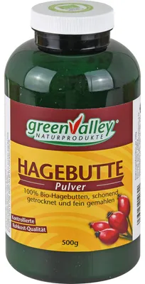 Produktbild von Hagebutten Pulver  greenvalley 500 g