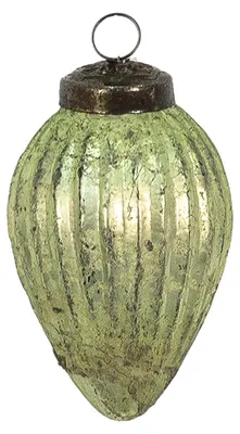 Produktbild von Clayre & Eef Weihnachtskugel Ø 5 cm Grün Glas