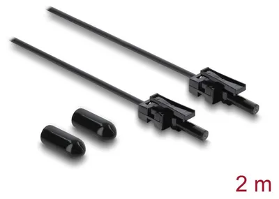 Obrázek produktu pro DeLOCK 91039, Černá, Šedá, Vícevidové, 3 m, 1 kusů