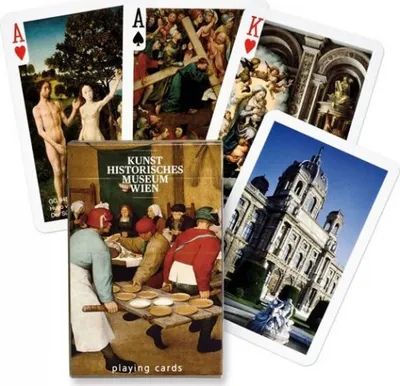 Produktbild von Piatnik KHM Art Pack Speelkaarten - Single Deck