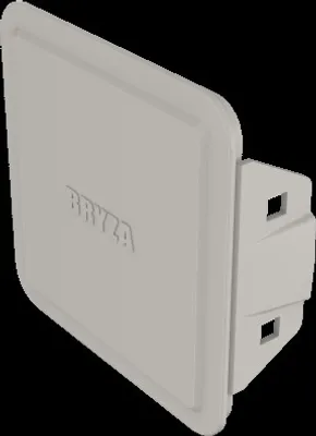 Produktbild von BRYZA Einrastbare Kunststoffabdeckung für Reinigungsstück, Weiß RAL 9010