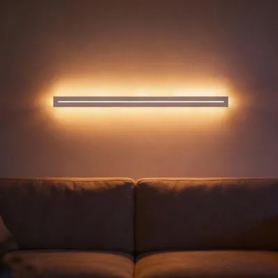 LED Wandlampe 25W dimmbar 100 cm mit Fernbedienung