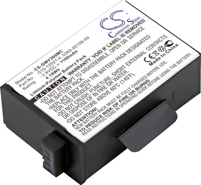 Obrázek produktu pro TECHTEK Baterie kompatibilní s [Garmin] Virb 360 nahrazuje 010-12521-40, pro 360-00106-00, pro 361-00106-00