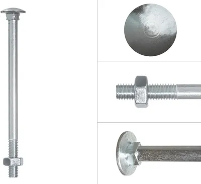 Produktbild von Schlossschrauben Verzinkt M10 x 150 mm - 50 Stück