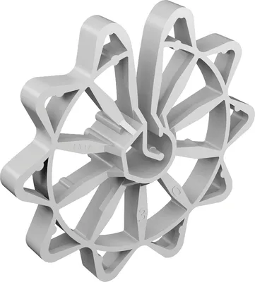 Produktbild von Abstandhalter Betondeckung 25mm hochwertiges Schalungszubehör, Kunststoff - 500 Stück