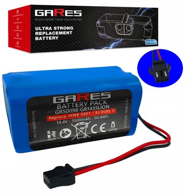 Zdjęcie produktu dla Gares Akumulator do Bissell 3571 D126-4S1P 14,4V | 14,4V 3,5 Ah Li-Ion | Mocna Bateria do Robot Sprzątający | Wydajny Zamiennik Gares®