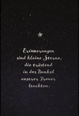 Produktbild von Trauer  Beileid  Kondolenz - Trauerkarte im Format 11,5 x 17