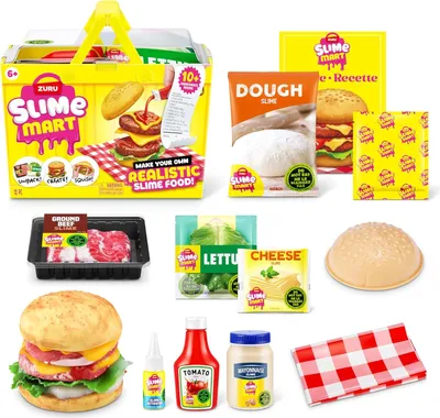 Image de ZURU 15905A - Slime Mart Burger dans un panier - Slime