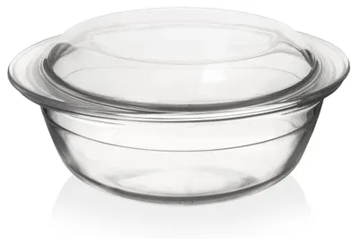 Obrázok produktu pre Forma na zapekanie – Vyrobená z žiaruvzdorného skla – S pokrievkou – 24 x 20 x 10 cm – 1,5 l
