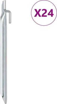 Produktbild von Möbel Zeltheringe 24 Stk. V-Form 24 cm Ø20 mm Verzinkter Stahl - Campingzelte &41401