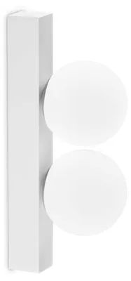Produktbild von Zeitgenössische Wandleuchte Ping Pong Metall Weiß Led 6W 3000K Ip20