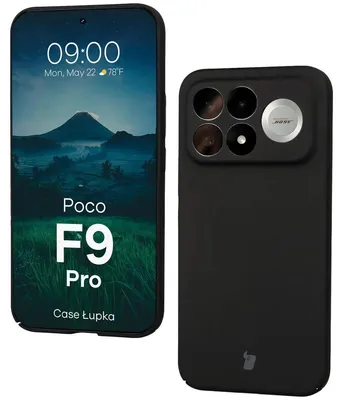 Produktbild von Handyhülle für Xiaomi POCO F9 Pro, Bizon Case Lupka, Schwarz