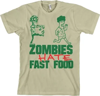 Produktbild von Zombies Hate Fast Food! - Medium - Khaki