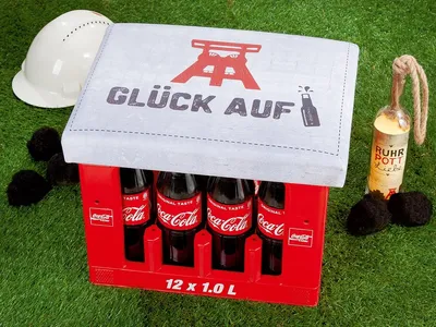 Obrázok produktu pre Gilde Kunstst vankúš na sedenie "Glück Auf" VE 6 49830