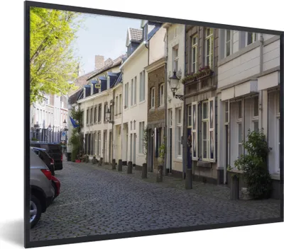 Produktbild von MuchoWow® MuchoWow® Gerahmtes Poster Straße - Maastricht - Niederlande 40x30 cm - Poster mit zchwarzem Bilderrahmen - Kunstposter - Wanddekorationen
