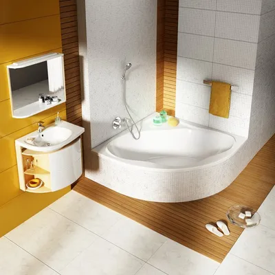 Produktbild von Ravak NewDay - Eckbadewanne 1400x1400 mm, weiß C651000000